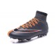Cristiano Ronaldo Scarpe Nuove 2016 Nike Mercurial Superfly FG Nero Arancio