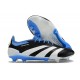 adidas Predator Elite FG Scarpa da Calcio Nero Bianco Blu