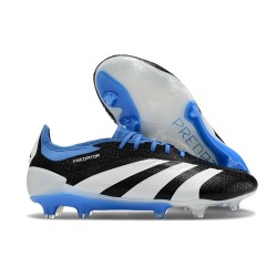 adidas Predator Elite FG Scarpa da Calcio Nero Bianco Blu