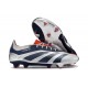 adidas Predator Elite FG Scarpa da Calcio Argento Nero Rosso