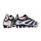 adidas Predator Elite FG Scarpa da Calcio Argento Nero Rosso