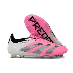 adidas Predator Elite FG Scarpa da Calcio Rosa Bianco Nero