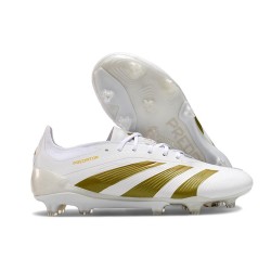 adidas Predator Elite FG Scarpa da Calcio Bianco Oro