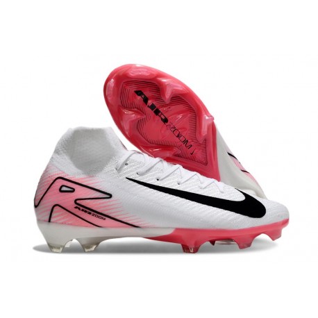 Scarpe Nike Mercurial Superfly X Elite FG Bianco Rosso Nero
