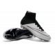 Cristiano Ronaldo Scarpe Nuove 2016 Nike Mercurial Superfly FG Pelle Bianco Nero