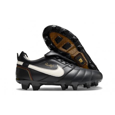 Nike Tiempo Legend 10 Elite FG Nuovo Ronaldo Nero Bianco