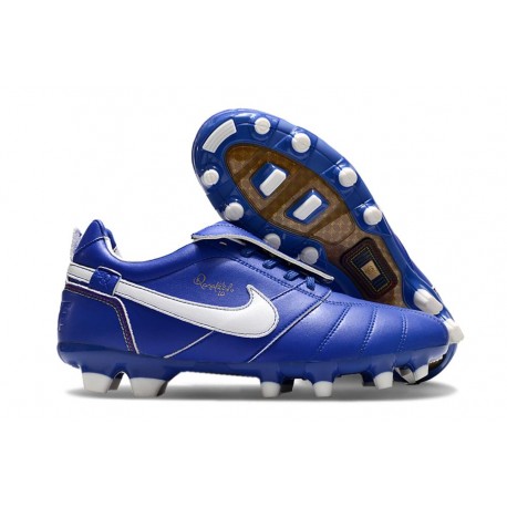 Nike Tiempo Legend 10 Elite FG Nuovo Ronaldo Blu Bianco