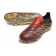 adidas Predator Elite FG Scarpa da Calcio Rosso Oro Nero