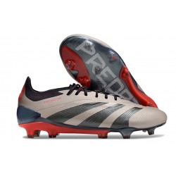 adidas Predator Elite FG Scarpa da Calcio Platin Met Nero Aurora Carbone