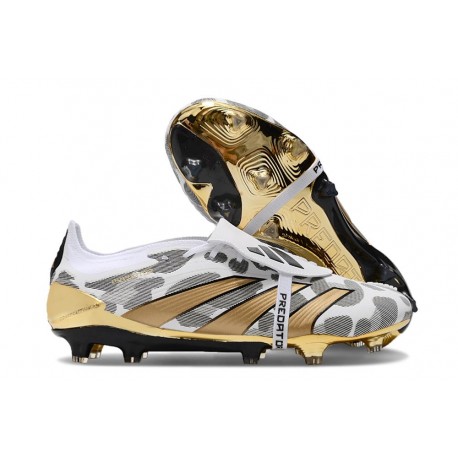 adidas Predator 2024 Elite FT FG Oro Metallizzato Bianco Grigio
