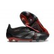 adidas Predator Elite Fold-over Tongue FG Stealth Victory - Nero Grigio Rosso