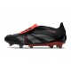 adidas Predator Elite Fold-over Tongue FG Stealth Victory - Nero Grigio Rosso
