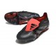 adidas Predator Elite Fold-over Tongue FG Stealth Victory - Nero Grigio Rosso
