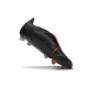 adidas Predator Elite Fold-over Tongue FG Stealth Victory - Nero Grigio Rosso