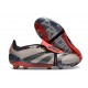 adidas Predator Elite Fold-over Tongue FG Platin Met Nero Aurora Carbone