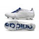 adidas Predator Elite Fold-over Tongue FG Polar Victory - Bianco Argento Metallizzato Blu