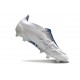 adidas Predator Elite Fold-over Tongue FG Polar Victory - Bianco Argento Metallizzato Blu