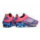 adidas F50+ Laceless FG Solar Blu Ftwr Bianco Solar Rosa