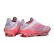 adidas F50+ Laceless FG Rosa Bianco