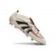 adidas Predator 25 Elite Tongue FG Bianco Off Nero Core Rubino Puro