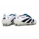 adidas Predator 25 Elite Tongue FG Bianco Nero Ciano 