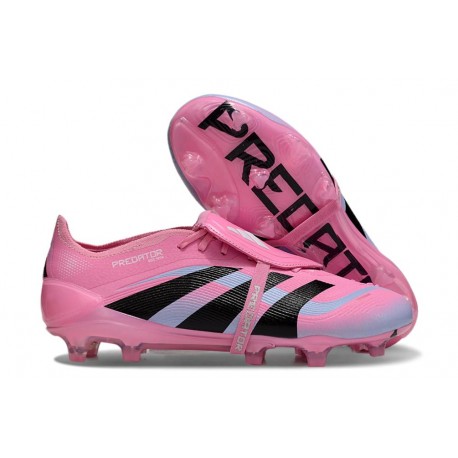adidas Predator 25 Elite Tongue FG Rosa Nero