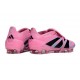 adidas Predator 25 Elite Tongue FG Rosa Nero