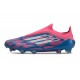 Scarpe da calcio adidas F50 Elite Laceless FG Solar Blu Ftwr Bianco Solar Rosa