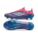 Scarpe da calcio adidas F50 Elite Laceless FG Solar Blu Ftwr Bianco Solar Rosa