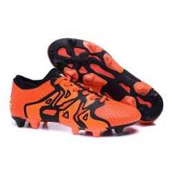 Scarpini da Calcio adidas X15+ Primeknit FG/AG Arancio Nero