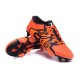 Scarpini da Calcio adidas X15+ Primeknit FG/AG Arancio Nero