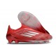 Scarpe da calcio adidas F50 Elite Laceless FG Rosso Argento