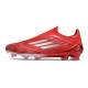 Scarpe da calcio adidas F50 Elite Laceless FG Rosso Argento