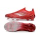 Scarpe da calcio adidas F50 Elite Laceless FG Rosso Argento