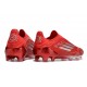 Scarpe da calcio adidas F50 Elite Laceless FG Rosso Argento