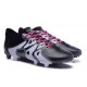 Scarpini da Calcio adidas X15+ Primeknit FG/AG Nero Bianco