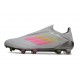 Scarpe da calcio adidas F50 Elite Laceless FG Grigio Rosa