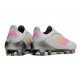Scarpe da calcio adidas F50 Elite Laceless FG Grigio Rosa