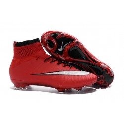 Scarpette da Calcio Uomo Nike Mercurial Superfly FG ACC Rosso Nero Bianco