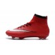Scarpette da Calcio Uomo Nike Mercurial Superfly FG ACC Rosso Nero Bianco