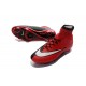 Scarpette da Calcio Uomo Nike Mercurial Superfly FG ACC Rosso Nero Bianco
