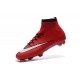 Scarpette da Calcio Uomo Nike Mercurial Superfly FG ACC Rosso Nero Bianco