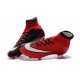 Scarpette da Calcio Uomo Nike Mercurial Superfly FG ACC Rosso Nero Bianco