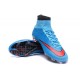 Cristiano Ronaldo Scarpe Nuove 2016 Nike Mercurial Superfly FG Blu Rosso