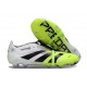 adidas Predator 25 Elite Tongue FG Bianco Nero Limone Lucido