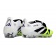 adidas Predator 25 Elite Tongue FG Bianco Nero Limone Lucido