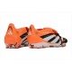 adidas Predator 25 Elite Tongue FG Nero Bianco Arancio