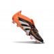 adidas Predator 25 Elite Tongue FG Nero Bianco Arancio