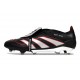 adidas Predator 25 Elite Tongue FG Nero Bianco Rosso
