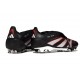 adidas Predator 25 Elite Tongue FG Nero Bianco Rosso